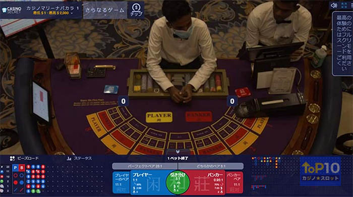 カジノマリーナ バカラCasino Marina Baccarat (Ezugi)