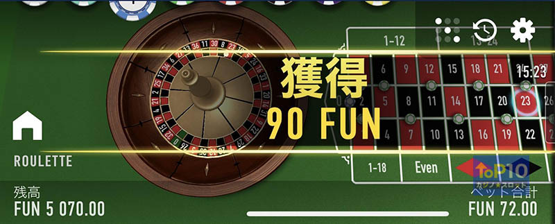 ステップ5：スプリットベット