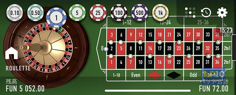 ステップ5：スプリットベット