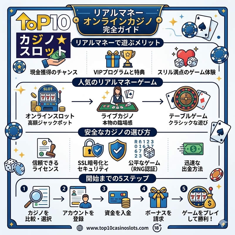 リアルマネーカジノの仕組み