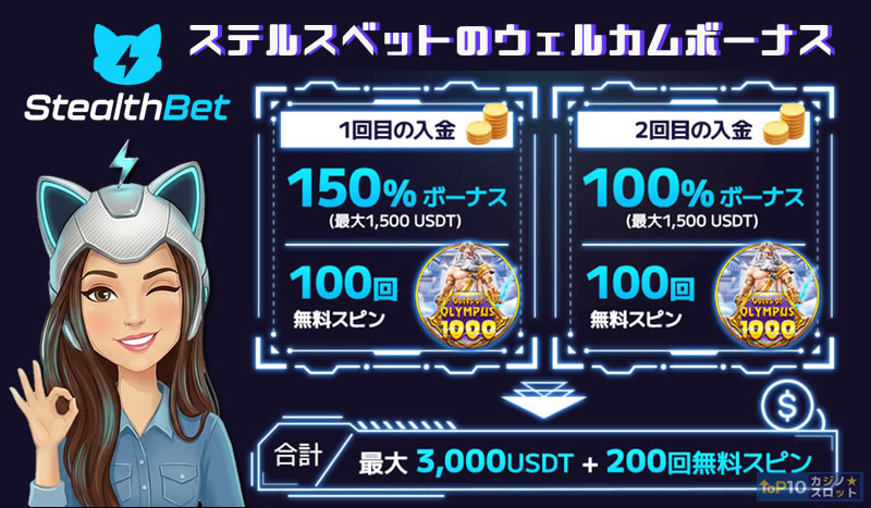 ステルスベットのボーナス